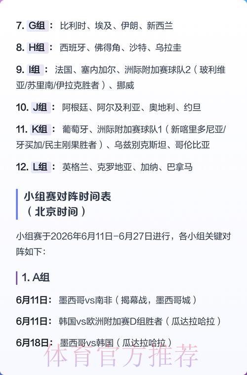2026世界杯赛事比分预测与全面解析推荐